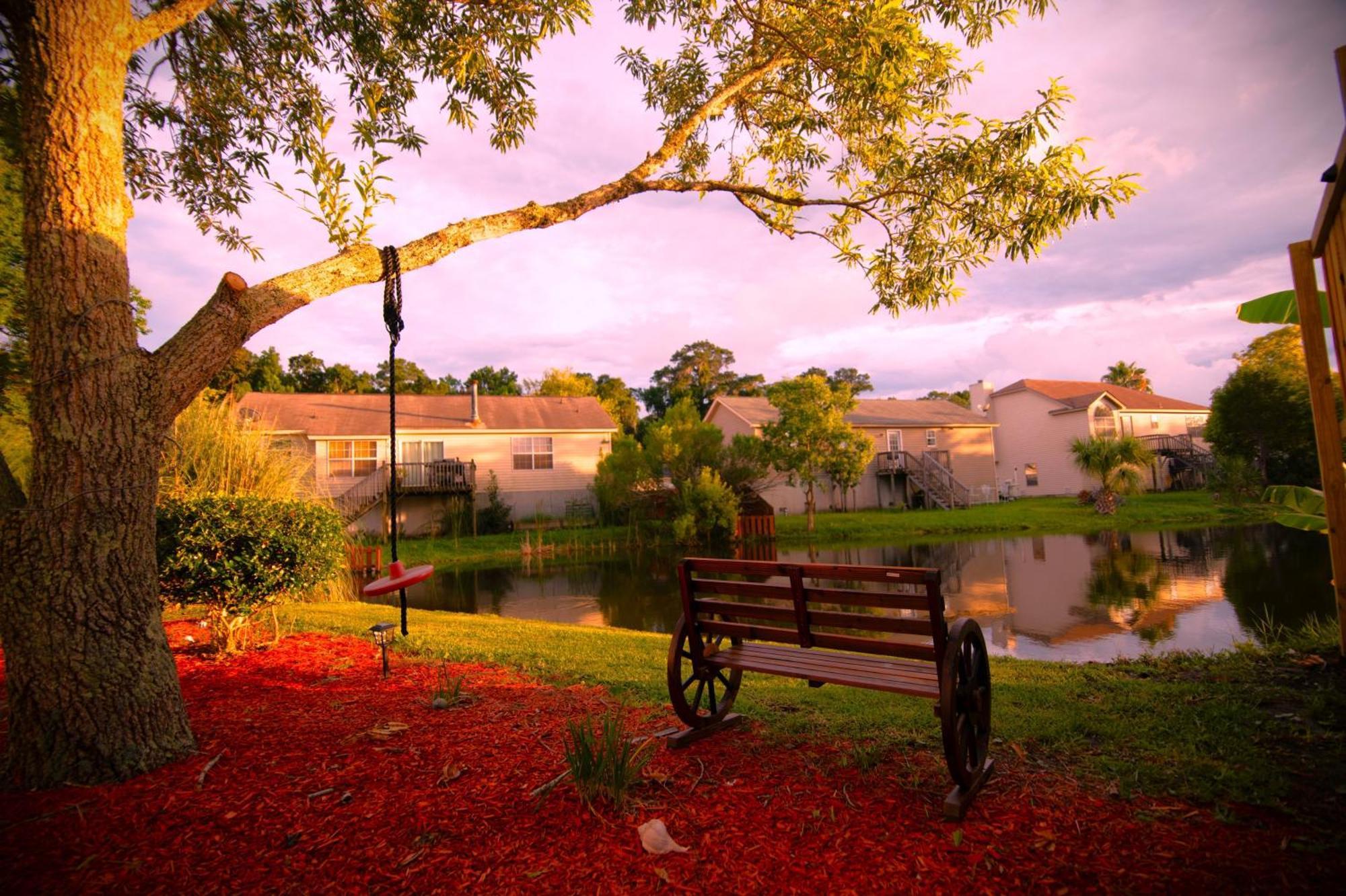 Savannah Lakefront Retreat Near Tybee Beach With King Bed And Free Parking Exterior photo