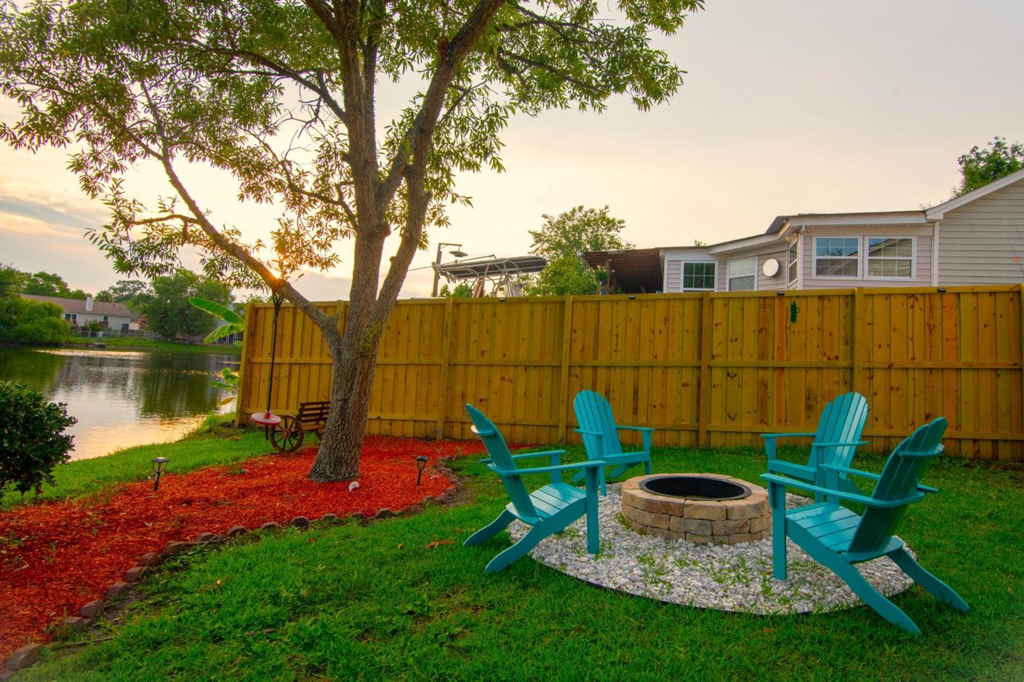 Savannah Lakefront Retreat Near Tybee Beach With King Bed And Free Parking Exterior photo